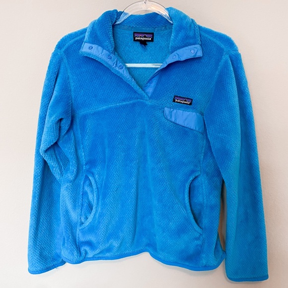 Patagonia Sweaters - Patagonia Re-Tool Snap T Blue Fleece Pullover Medium